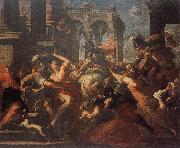 CASTELLO, Valerio The Rape of the Sabine Woman France oil painting reproduction
